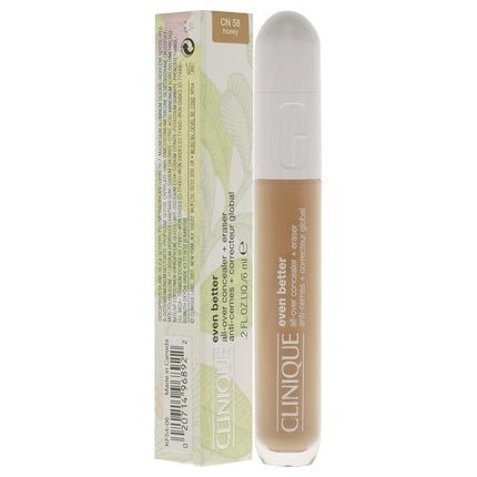 Clinique Even Better All - Over Concealer Plus Eraser CN 58 Honey 0.2 oz - Maison des fragrances