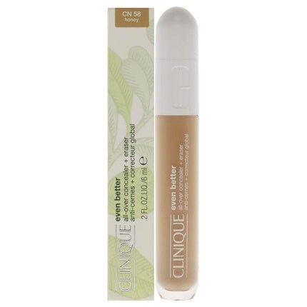 Clinique Even Better All - Over Concealer Plus Eraser CN 58 Honey 0.2 oz - Maison des fragrances