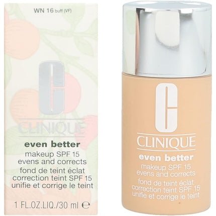 Clinique Even Better Liquid Foundation SPF 15 01/CN10 Alabaster 30ml - Maison des fragrances