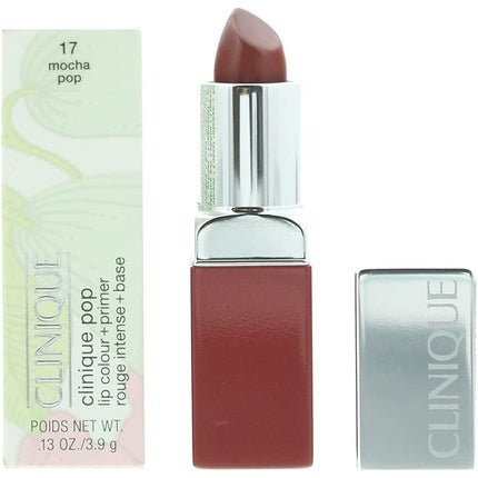Clinique Pop Lip Color + Primer Lippenstift 17 Mocha 4g - Maison des fragrances