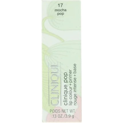 Clinique Pop Lip Color + Primer Lippenstift 17 Mocha 4g - Maison des fragrances