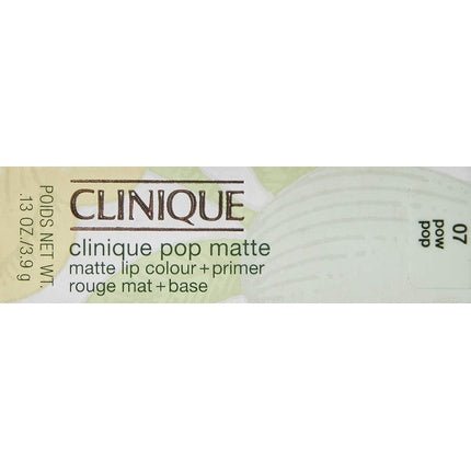 Clinique Pop Matte Lip Colour + Primer -  07 Pow Pop 0.13oz 3.5g - Maison des fragrances