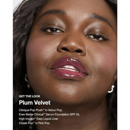 Clinique Pop Plush Creamy Lip Gloss 10 Velour Pop Violet Pink 0.11 fl oz 3.4 mL - Maison des fragrances