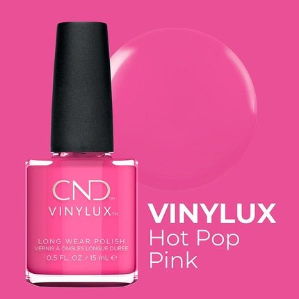 CND Vinylux Long Wear Nail Polish No Lamp Required 15ml Hot Pop Pink - Maison des fragrances