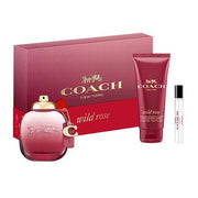 Coach Wild Rose - Eau De Parfum 90 Ml + Body Lotion 100 Ml + Eau De Parfum 7.5 Ml - Maison des fragrances