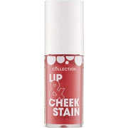 Collection Cosmetics 2 in 1 Lip & Cheek Stain Long Lasting and Hydrating For All Skin Types Poppy Pink 5ml - Maison des fragrances