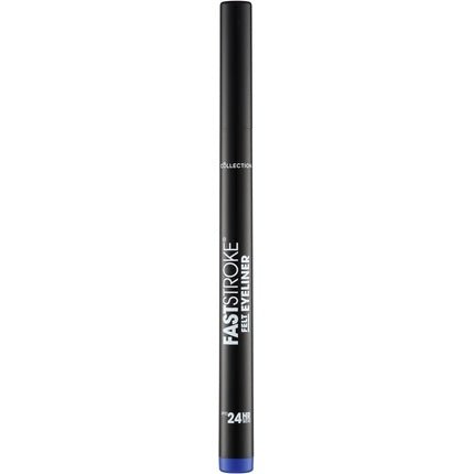 Collection Cosmetics Fast Stroke Felt Tip Eyeliner with Fine Tip Long Lasting 24h Quick Drying Formula 4ml Blue - Maison des fragrances