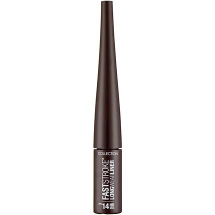 Collection Cosmetics Fast Stroke Long Wear Liner 4ml Brown - Maison des fragrances