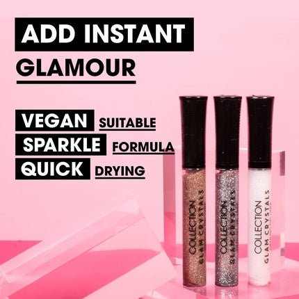 Collection Cosmetics Glam Crystals Highly Pigmented Gel Eyeliner 6ml Cosmic Stars White - Maison des fragrances