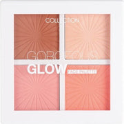 Collection Cosmetics Glow Face Palette Bronzer Blusher and Highlighter All in One 7.2g - Maison des fragrances