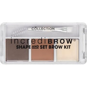 Collection Cosmetics Incredibrow Shape & Set Brow Kit Highly Pigmented Eyebrow Powder & Wax 6g Light/Medium - Maison des fragrances