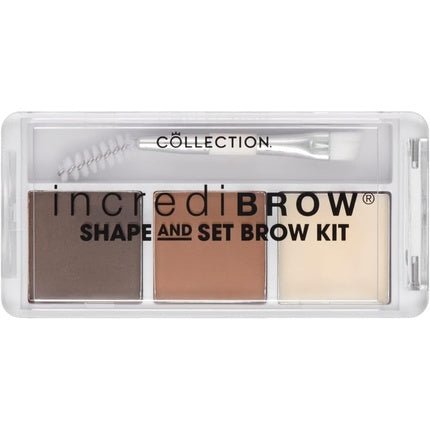 Collection Cosmetics Incredibrow Shape & Set Brow Kit Highly Pigmented Eyebrow Powder & Wax 6g Light/Medium - Maison des fragrances