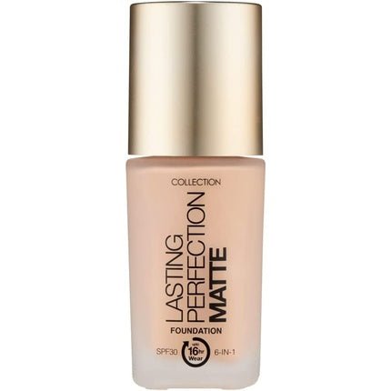 Collection Cosmetics Lasting Perfection Matte Foundation Full Coverage 27ml Biscuit - Maison des fragrances