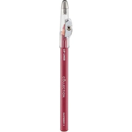 Collection Cosmetics Long - Lasting Raspberry Lip Liner Pencil with Sharpener - Maison des fragrances