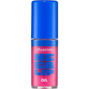 Collection Cosmetics Mega Lip Oil Moisturising High Shine Lip Oil Non - Sticky Fat Applicator Infused with Squalene and Cloudberry Oils 5ml Shade Lush Shimmering Pink - Maison des fragrances