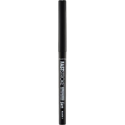 Collection Fast Stroke Waterproof Gel Eye Definer Smudge - Proof Long Wearing Black 5ml - Maison des fragrances