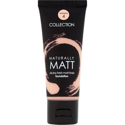 COLLECTION Naturally Matt Foundation Warm Beige Number 4 - Maison des fragrances
