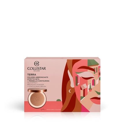 Collistar Cofanetto Terra Polvere Abbronzante Effetto Seta 09 Cristalli Di Sole Shimmer With Brush - Maison des fragrances