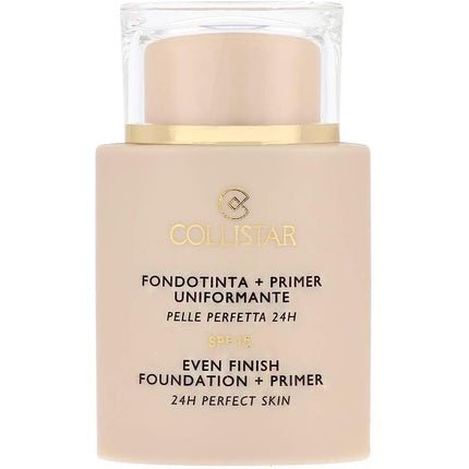 Collistar Even Finish Foundation + Primer 24 Perfect Skin Face Foundation 05 Amber 35ml - Maison des fragrances