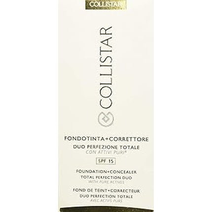 Collistar Foundation Concealer Total Perfection Duo N2 Beige - 30 Ml - Maison des fragrances