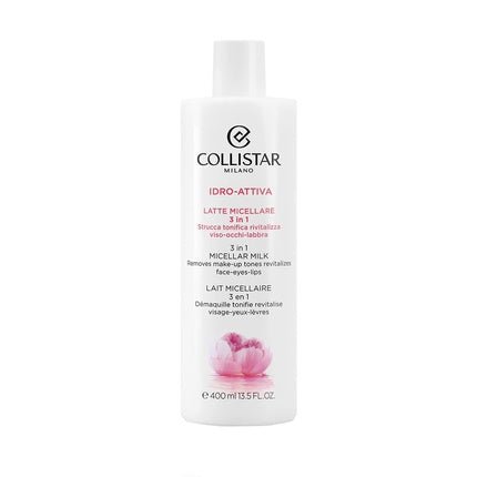Collistar Idro Attiva 3 in 1 Micellar Milk 400ml - Maison des fragrances