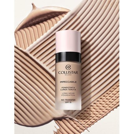 Collistar Impeccabile Long Wear Foundation With Spf 15, 30ml - Maison des fragrances
