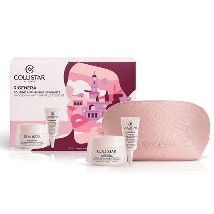 Collistar Regenerating Gift Set Smoothing Anti - Wrinkle Skincare Routine 50+5ml 65ml - Maison des fragrances