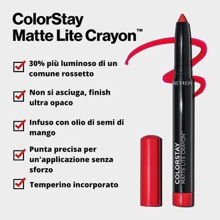 ColorStay Matte Lite Crayon Souffle All Day - Maison des fragrances