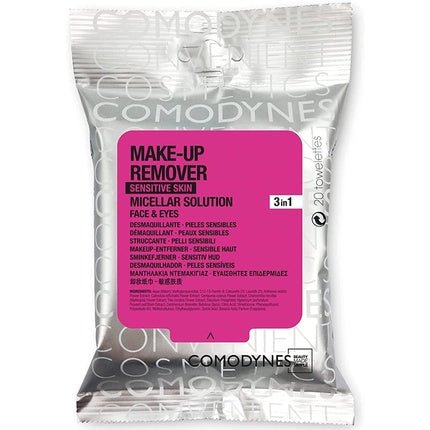 Comodynes Micellar Cleanser Make - up Remover 20 Wipes for Sensitive Skin - Maison des fragrances