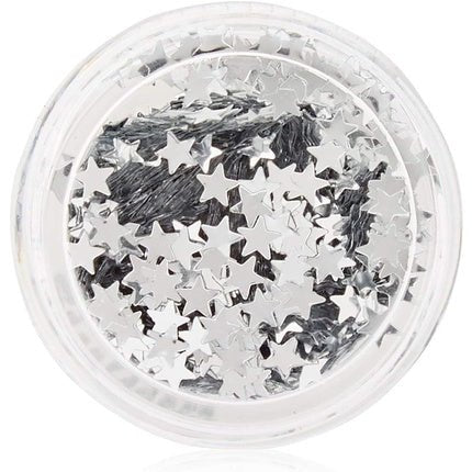 Cosmetic Glitter Stars for Face - Silver - Maison des fragrances