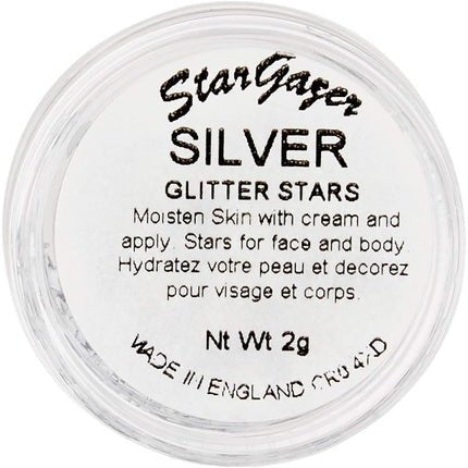 Cosmetic Glitter Stars for Face - Silver - Maison des fragrances