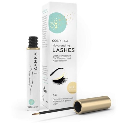 Cosphera Neverending Lashes Vegan Hormone - Free Eyelash and Eyebrow Serum 4ml - Maison des fragrances