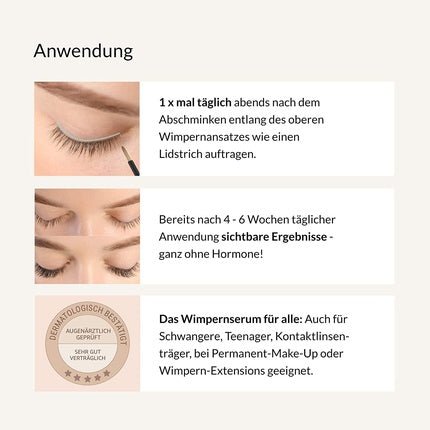 Cosphera Neverending Lashes Vegan Hormone - Free Eyelash and Eyebrow Serum 4ml - Maison des fragrances