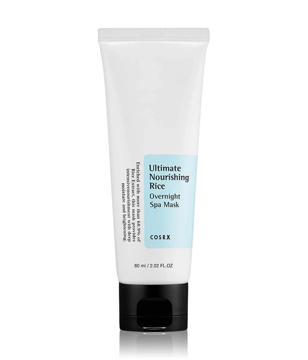 COSRX Ultimate Nourishing Rice Overnight Spa Mask 60ml Facial Moisturizer with Rice Extract and Niacinamide - Maison des fragrances