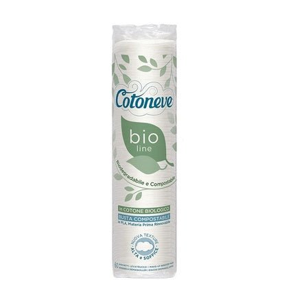 COTONEVE Bio Line Organic Cotton Round Makeup Remover Pads 60 Count - Maison des fragrances