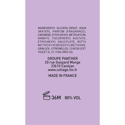 Cottage Farandole De Violette Eau de Toilette (EDT) Mixte 50ml - Maison des fragrances