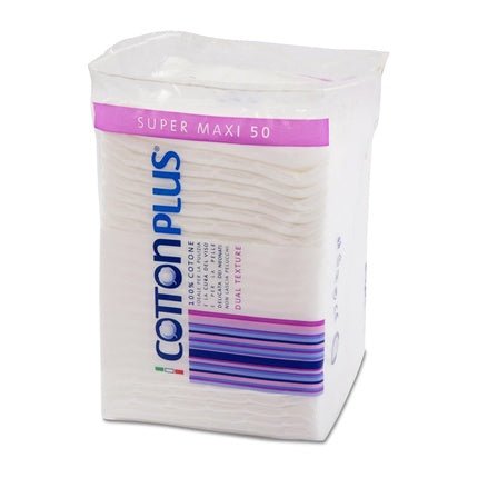 Cotton Plus Super Maxi Facial Cleansing Wipes 50 Pieces - Maison des fragrances