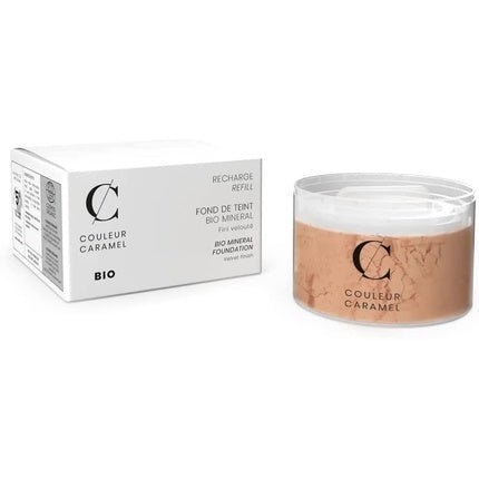 Couleur Caramel BIO MINERAL Foundation Refill Vegan and Organic 21 - Light Beige - Maison des fragrances
