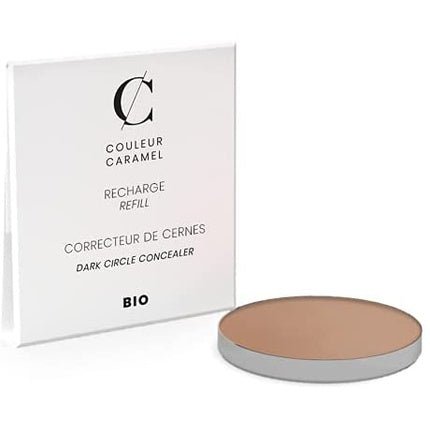 Couleur Caramel Organic Concealer Refill for Dark Circles and Blemishes 09 Golden Beige - Maison des fragrances