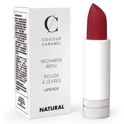 Couleur Caramel Organic & Vegan Matte Lipstick Refill 120 Dark Red - Maison des fragrances