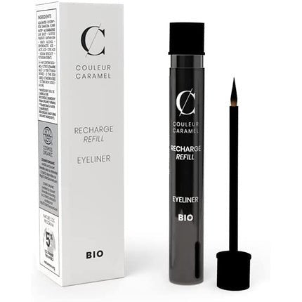 Couleur Caramel Refillable Vegan Eye Liner No.07 Black - Maison des fragrances