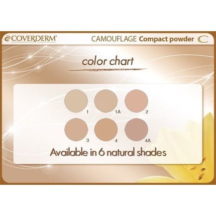 Coverderm Compact Powder for Dry and Sensitive Skin 10g - Maison des fragrances
