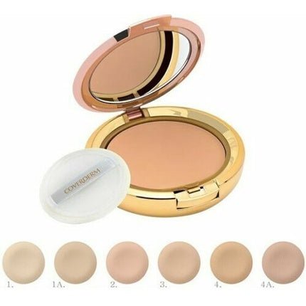 Coverderm Compact Powder Waterproof Non - Comedogenic Hypoallergenic 10g - Maison des fragrances