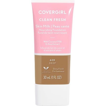 COVERGIRL Clean Fresh Skin Milk Foundation Deep 620 1 fl oz (30 ml) - Maison des fragrances