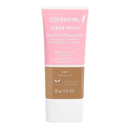 COVERGIRL Clean Fresh Skin Milk Foundation Tan/Rich 1 Fl Oz - Maison des fragrances