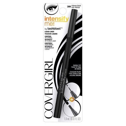 COVERGIRL Intensify Me Liquid Eyeliner Intense Black 0.03oz - Maison des fragrances