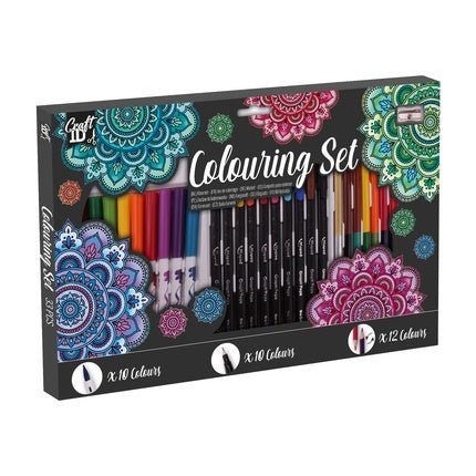 Craft Id Colouring Set 33 Pieces Cr5005ge - Maison des fragrances