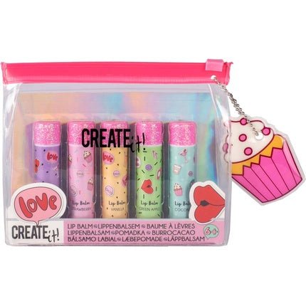 Create it Children's Lip Balm with Fragrance - Pack of 5 - Maison des fragrances