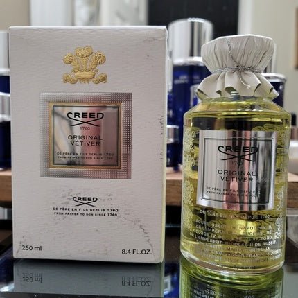 Creed Original Vetiver Eau de Parfum 8.4oz 250ml Flacon Brand New in Box - Maison des fragrances