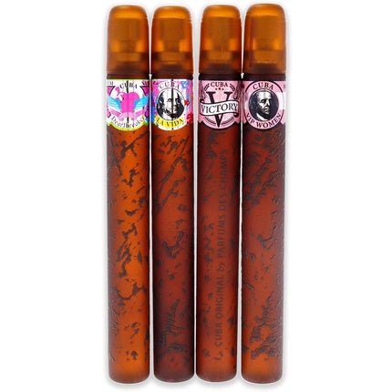 Cuba Quad I Set Heartbreaker, La Vida, Victory, And Vip Perfume Sprays - Each Coffret (Coffret) Mixte 35ml - Maison des fragrances